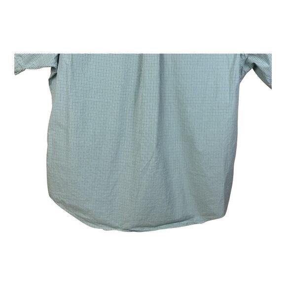 Ralph Lauren Mens 2XL Classic Fit Green Blue Short Sleeve Button Down Shirt - Picture 8 of 13